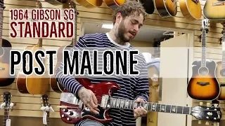 Post Malone | More Scenes with his 1964 Gibson SG Standard at Norman's Rare Guitars