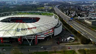 Leverkusen Bayarena 4k Cinematic Drone 🛸 Made By Eliya Cosar