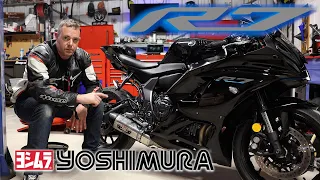 Yamaha R7 Yoshimura R-77 Exhaust Install & Sound Test