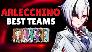 The BEST ARLECCHINO Teams in Genshin Impact | Vaporize, Overload, Melt and more! (Team guide)