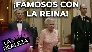 ¡Qué dicha! Estos famosos tuvieron oportunidad de conocer a la reina Isabel II I La Realeza