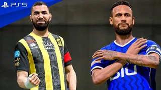 FIFA 23 - Al Ittihad vs Al Hilal Ft. Benzema, Neymar, | Saudi Pro League | PS5™ Gameplay [4K60fps]