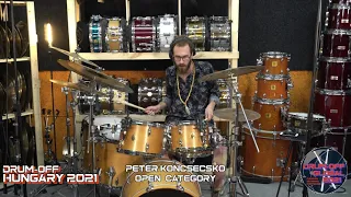 Drum-Off HUNGARY 2021 - PETER KONCSECSKO - 21 - Open category