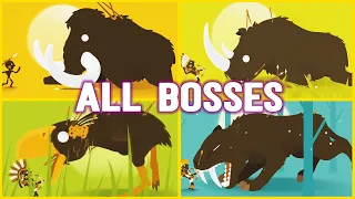 Big Hunter All Bosses Day 1 Vs Day 50 (Mammoth, Rhino, Terror Bird, Smilodo) for Android and iOS