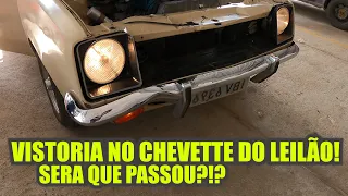 SERA QUE PASSOU NA VISTORIA? VLOG DO LASANHEIRO RAIZ - RESGATE DO CHEVETTE DO LEILÃO EP.4