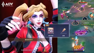 AOV X DC New Skin Chapeny Harley Quinn | Full Effect - Arena of Valor