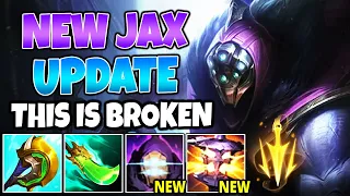 NEW AMAZING JAX CHANGES (THIS BUILD IS BROKEN) JAX ASU REWORK UPDATE - League of Legends