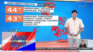 Makararanas ng matinding init at alinsangan ngayong araw sa mahigit 10 lugar sa bansa -... | UB