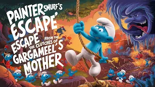 Experience Painter Smurf's daring getaway from Gargamel's mother's clutches.