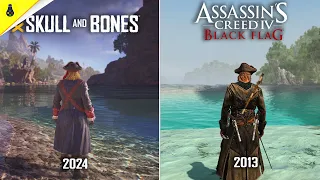 Skull and Bones vs Assassin's Creed IV Black Flag - Details and Physics Comparison