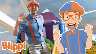 Blippi Visits Amy's Playground! | Learn about Colors for Kids | Educational Videos for Toddlers