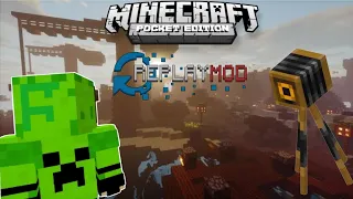 🤩REPLAY MOD FOR MINECRAFT PE | GOOGLE DRIVE LINK🔥