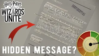 HIDDEN MESSAGE REVEALED in Wizards Unite Trailer! - Lumos #12