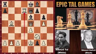 Mikhail Tal Destroys The Pirc Defense: Tal vs Eduard Gufeld (1968)