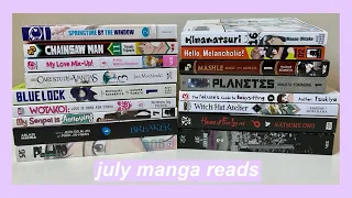 july manga reads (and some anime)