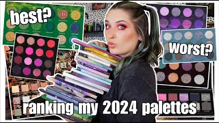 Ranking All Of The Palettes I've Tried So Far This Year!