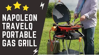 Napoleon TravelQ TQ2225PO Portable Gas Grill - 225 sq.in Orange Overview