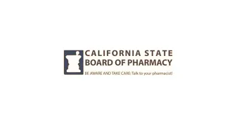 California State Board of Pharmacy Meeting --January 29, 2020