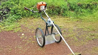 Wheeled Stand for Brush Cutter