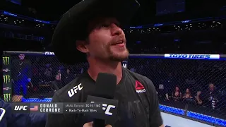 UFC Brooklyn: Donald Cerrone Octagon Interview