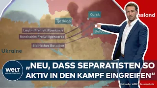 UKRAINE-KRIEG: Grenzattacken – Miliz "Freiheit für Russland" will Ort Tjotkino kontrollieren