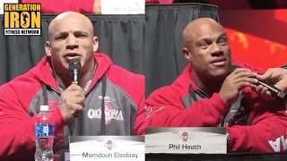 Big Ramy Vs Phil Heath At Heated Olympia 2017 Press Conference | Generation Iron