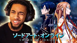 I WAS SLEEPING ON THESE NEW OPENINGS!!! | Sword Art Online All Openings (1-8) Reaction!!!