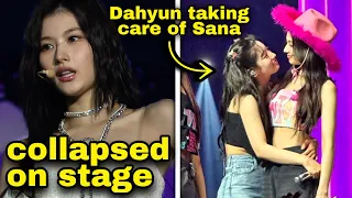 TWICE’s Sana Collapses On Stage During Recent Concert #kpop