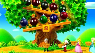 Mario Party Superstars All Minigames (master difficulty) - Luigi vs Mario vs Peach vs Rosalina