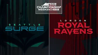 Winners Round 1 | @SeattleSurge vs @royalravens  | Championship Weekend  | Day 1