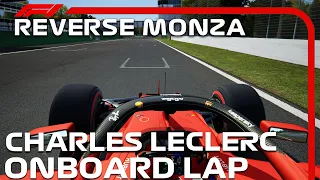 F1 2020 Reverse Monza | Charles Leclerc Onboard | 2020 Italian Grand Prix