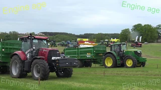 Case IH vs John Deere | Tractor Show || Tractor Drag Race