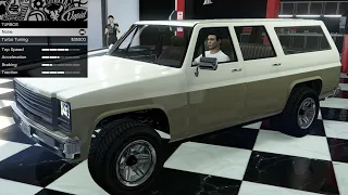 GTA 5 - OG Vehicle Customization - Declasse Rancher XL (80s Chevy Suburban)