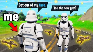 I Pretended I'm a *STORM TROOPER* NPC in Fortnite