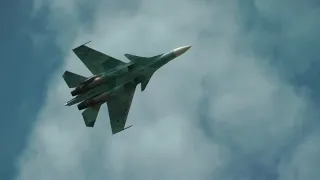 Su-30SM / Су-30СМ парный пилотаж / MAKS 2021