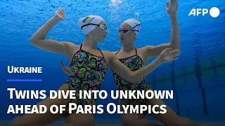 Ukrainian twin sisters dive into the unknown ahead of Paris Olympics | AFP