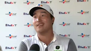 KH Lee Sunday Flash Interview 2022 THE CJ CUP in South Carolina