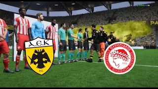 AEK ΟΛΥΜΠΙΑΚΟΣ ΣΤΟ FIFA 23  (GREEK SUPER PATCH)