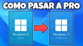 COMO ACTUALIZAR o PASAR DE WINDOWS 11 HOME A WINDOWS 11 PRO GRATIS SIN FORMATEAR Y SIN PERDER DATOS