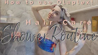 Hairstylist Shower & Haircare Routine using OLAPLEX// Wholy Hair