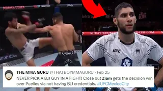 FIGHTERS REACT TO FARES ZIAM BEATING CLAUDIO PUELLES | ZIAM VS PUELLES REACTIONS