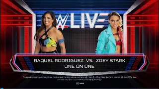 WWE 2K24-Raquel Rodriguez vs. Zoey Stark (Live).