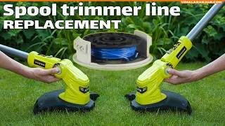 Ryobi Cordless Grass Trimmer spool trimmer line Replacement  OLT1832 | RAC124 1.6mm 18V ONE+ RLT2925