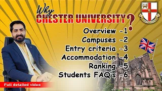 Chester University UK: A Comprehensive Guide for Pakistani Students | September Intake 2024