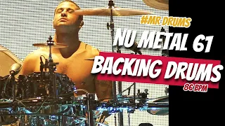 Nu Metal Drum Track - 86 BPM | Backing Drums | Only Drums