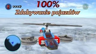 Zagrajmy w grę Lego Marvel Super Heroes (Zdobywanie pojazdów) 100%