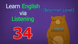 Learn English via Listening Beginner Level | Lesson 34 | The Farm