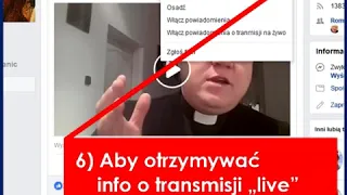 Różaniec bez granic - "Jak otrzymać powiadomienia na FB o transmisji live?"