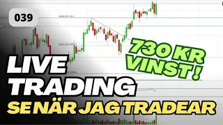 Live trading | Ny strategi och sjuka rörelser i grafen!