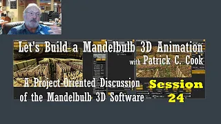 TS1.24 - Continuing the design of our graphic, formula iterations - Mandelbulb3D Tutorial Series 1